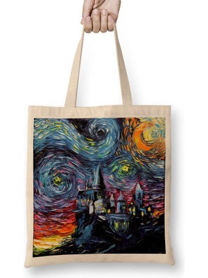 Humuts Van Gogh Never Saw Hogwarts Bez Çanta Uzun Saplı