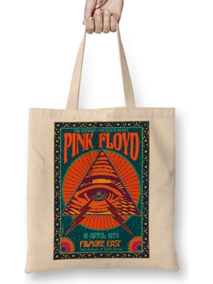 Pink Floyd Dark Side Of The Moon Bez Çanta Uzun Saplı