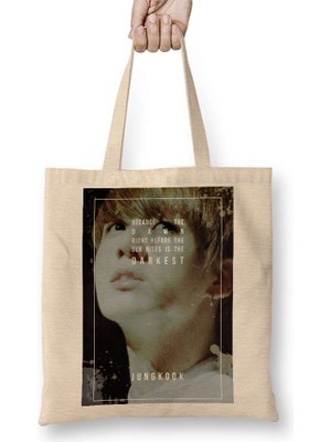 Humuts Bts Wings Jungkook Bez Çanta Uzun Saplı