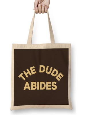 Humuts Big Lebowski The Dude Abides Bez Çanta Uzun Saplı