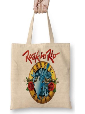 Rock In Rio 2017 Guns N' Roses Bez Çanta Uzun Saplı