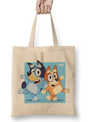 Bluey And Bingo Bez Çanta Uzun Saplı