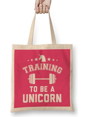 Humuts Training To Be A Unicorn Gym Shirt Bez Çanta Uzun Saplı