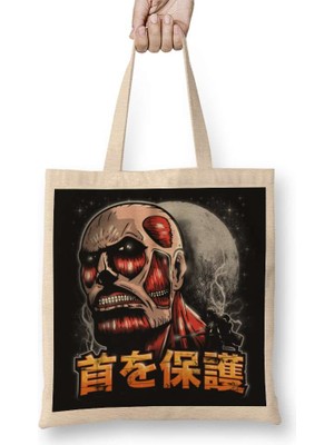 Attack On Titan Protect Ya Neck Bez Çanta Uzun Saplı