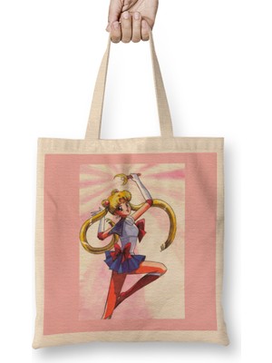 Humuts Classic Sailor Moon 90S Bez Çanta Uzun Saplı