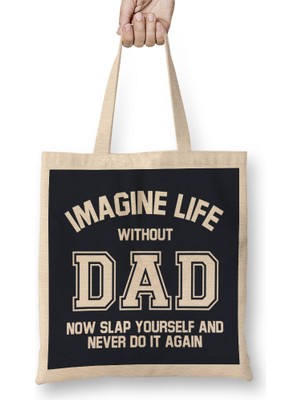 Humuts Ill Be Gnome For Christmas Bez Çanta Uzun Saplı