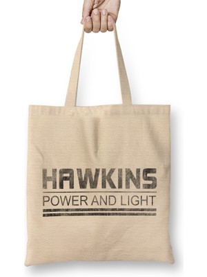 Hawkins Power And Light Stranger Things Bez Çanta Uzun Saplı