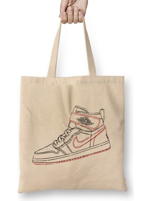 Nike Air Jordan 1 Bez Çanta Uzun Saplı