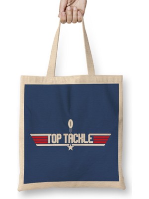Humuts Top Gun Top Tackle Rugby Ball Logo Bez Çanta Uzun Saplı