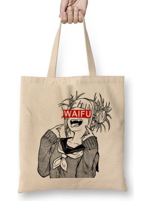 Humuts Himiko Toga Waifu Anime Bez Çanta Uzun Saplı