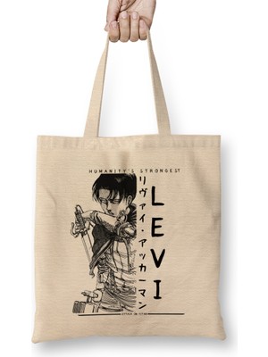 Humuts Captain Levi Attack On Titan Shingeki No Kyojin Bez Çanta Uzun Saplı
