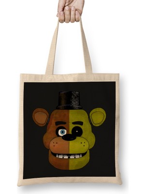 Humuts Fnaf Bez Çanta Uzun Saplı