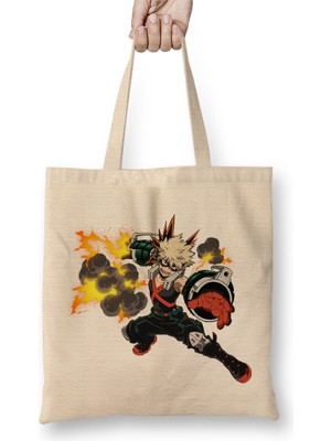 Bakugou Katsuki 02 Bez Çanta Uzun Saplı