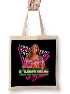 Humuts Carole Baskin 80S Retro Tiger King Bez Çanta Uzun Saplı