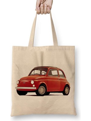 Fiat 500 F Vintage Bez Çanta Uzun Saplı