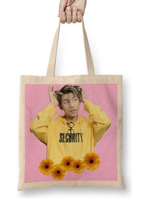 Humuts Namjoon Bts Bez Çanta Uzun Saplı