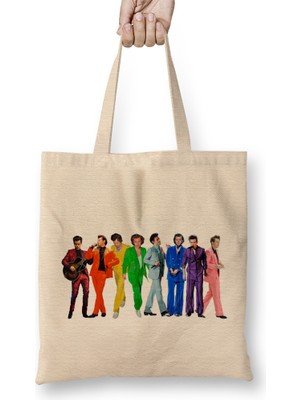 Humuts Harry Styles Rainbow Bez Çanta Uzun Saplı