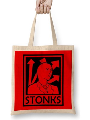 Humuts Stonks 01 Bez Çanta Uzun Saplı