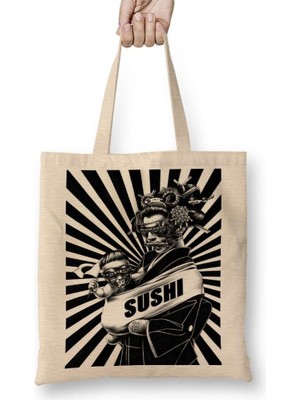 Humuts Sushi Bez Çanta Uzun Saplı