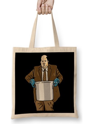 Kevin Malone Famous Chili The Office Kevin The Office Chili Bez Çanta Uzun Saplı