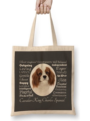 Humuts Cavalier King Charles Spaniel Spaniel Traits Bez Çanta Uzun Saplı