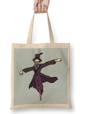 Howl's Moving Castle Howl's Castle Bez Çanta Uzun Saplı