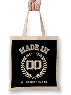 Humuts 2000 Made In 00 All Genuine Parts Bez Çanta Uzun Saplı