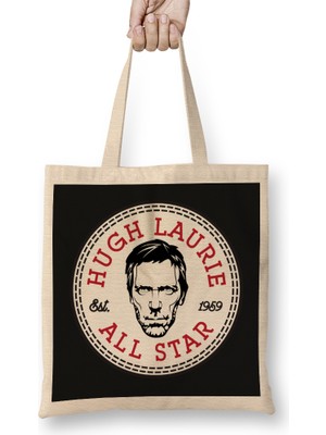Humuts Hugh Laurie All Star Converse Logo Bez Çanta Uzun Saplı