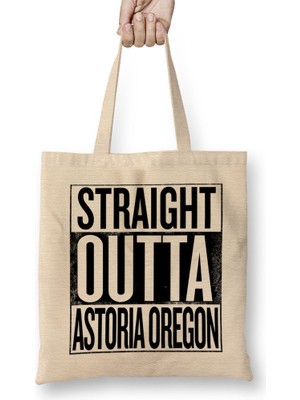 Humuts Straight Outta Asteria Oregon The Goonies Bez Çanta Uzun Saplı