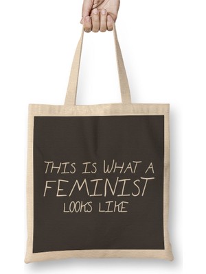 Humuts This Is What A Feminist Looks Like Bez Çanta Uzun Saplı