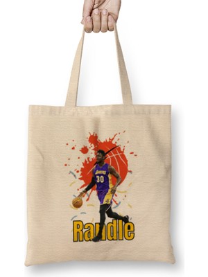 Humuts Julius Randle Julius Randle Vintage Art - Legend Basketball Gift Vintage Retro Style Bez Çanta Uzun Saplı