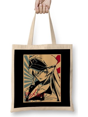 Humuts Akame Ga Kill Esdeath 02 Bez Çanta Uzun Saplı