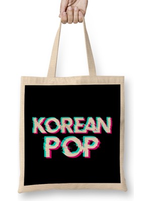 Humuts Korean Pop Merchandise K-Pop Bez Çanta Uzun Saplı