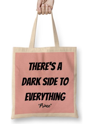 Humuts Prince Rogers Nelson Quote Lovers Gift Vintage Retro Rainbow Bez Çanta Uzun Saplı