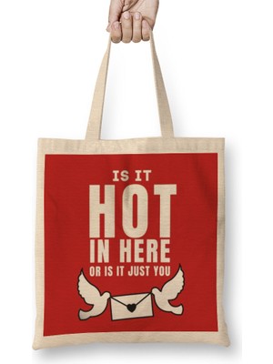 Sarcasm Funny Quote Valentine S Day For Lover Or Boyfriend Girlfriend Bez Çanta Uzun Saplı