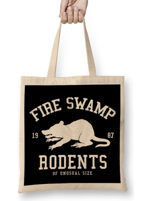 Humuts Princess Bride Fire Swamp Rodents Bez Çanta Uzun Saplı