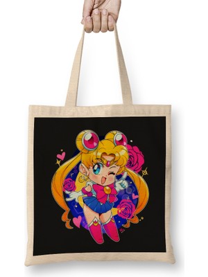 Humuts Sailor Moon 011 Bez Çanta Uzun Saplı