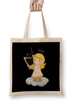 Humuts Gianna -Name Personalized Custom - Vintage Retro Rainbow Style Design Gift Baby-Gift For Her Bez Çanta Uzun Saplı