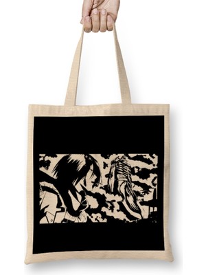 Humuts Attack On Titan Mikasa Bez Çanta Uzun Saplı