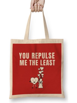 Sarcasm Funny Quote Valentine S Day For Lover Or Boyfriend Girlfriend Bez Çanta Uzun Saplı