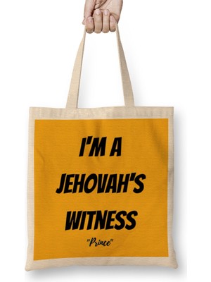 Humuts Prince Rogers Nelson Quote Lovers Gift Vintage Retro Rainbow Bez Çanta Uzun Saplı