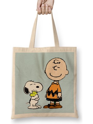 Humuts Snoopy And Friend 01 Bez Çanta Uzun Saplı