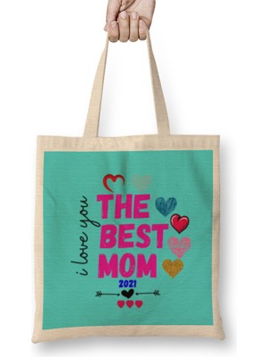 Humuts Isabella -Name Personalized Custom - Vintage Retro Rainbow Style Design Gift Baby-Gift For Her Bez Çanta Uzun Saplı