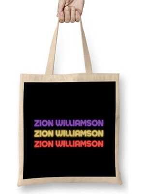Zion Williamson - Basketball Gifts Vintage Retro Rainbow Quotes For Boys And Dad Bez Çanta Uzun Saplı