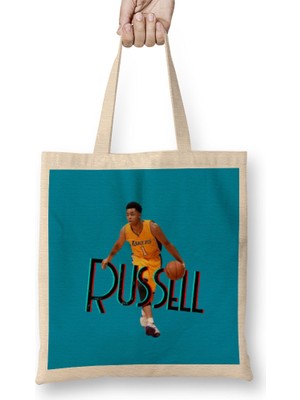Damian Lillard - Basketball Gifts Vintage Retro Rainbow Quotes For Boys And Dad Bez Çanta Uzun Saplı