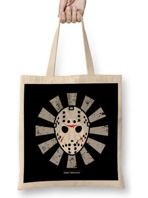 Jason Voorhees Retro Japanese Friday 13TH Bez Çanta Uzun Saplı