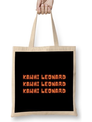 Humuts Kawhi Leonard - Basketball Gifts Vintage Retro Rainbow Quotes For Boys And Dad Bez Çanta Uzun Saplı