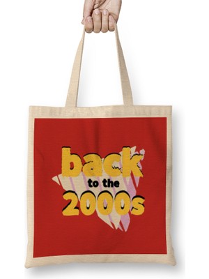 Humuts 2000S Style Horror Movies - Vintage Retro Style Art Tv Kid Movies Bez Çanta Uzun Saplı