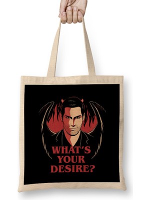 What Is It That You Really Desire Lucifer Bez Çanta Uzun Saplı