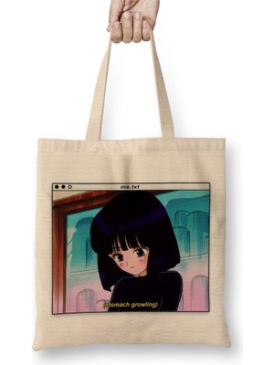 Sailor Moon Hotaru Tomoe Is Hungry Bez Çanta Uzun Saplı